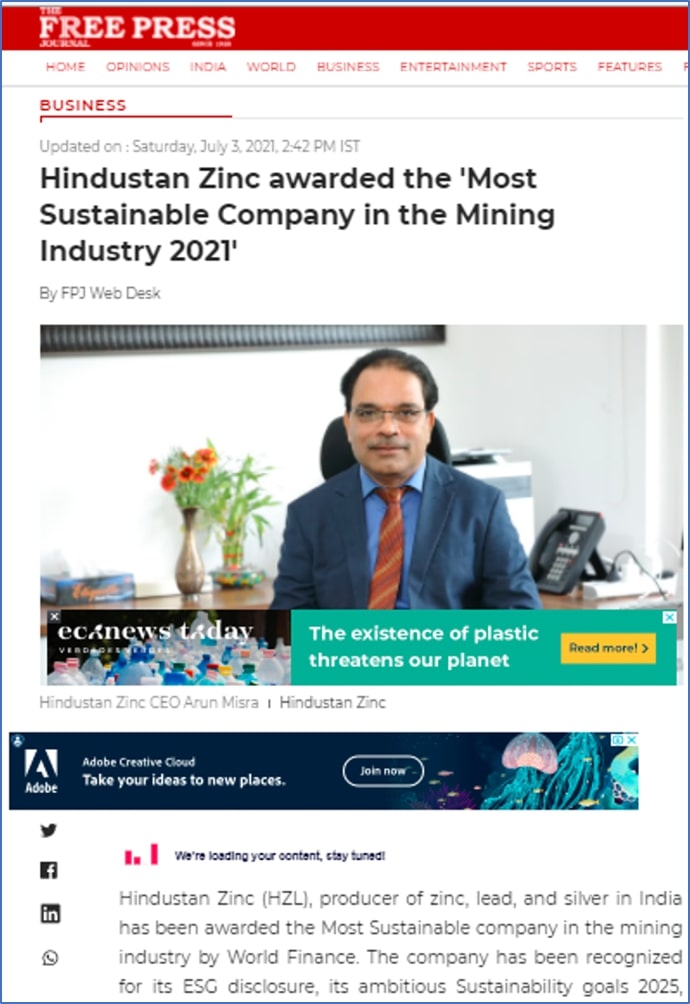 most-sustainable-company-in-mining-industry